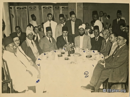 1946 - Aziz El-Masri, Ahmad Hussein, Ismail El-Azhari et al 1946